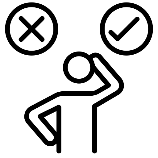 decision-making Icon eines beschädigten Hauses