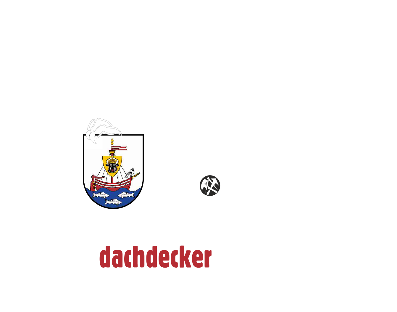 Logo_Dachdecker_Wismar Dachdecker-Logo mit Greif und Stadtwappen